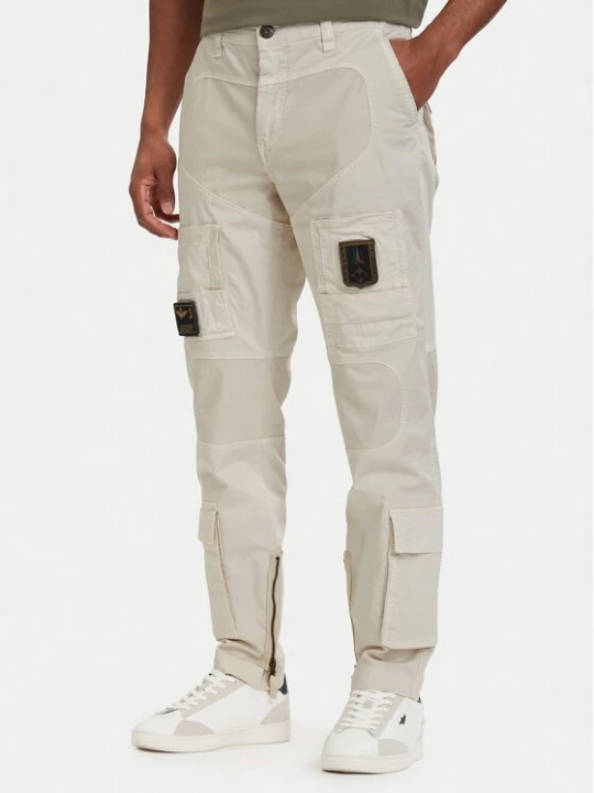 Obrázek produktu Aeronautica Militare Cargo kalhoty Iconic Anti-G 261PA1387UCT01493 Béžová Regular Fit