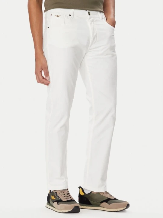 Obrázek produktu Aeronautica Militare Jeansy 262PJ0216UCT04391 Krémová Straight Leg