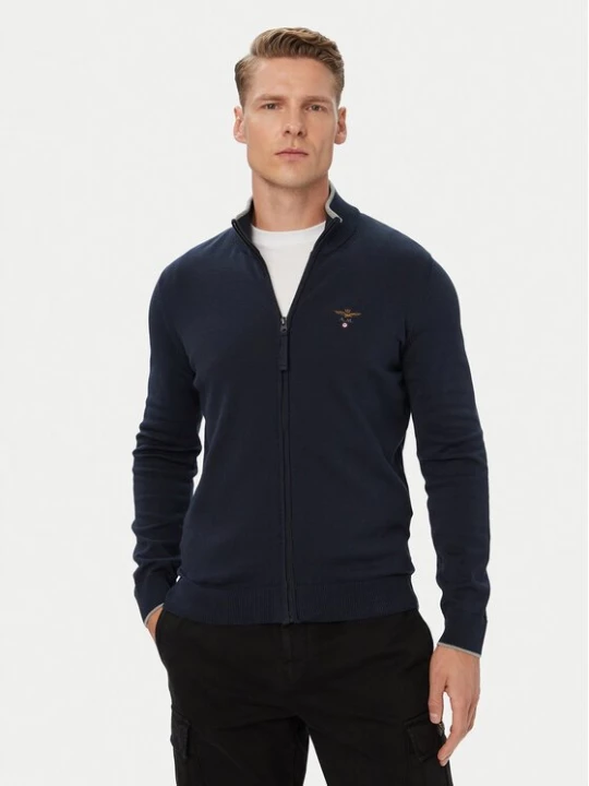 Obrázek produktu Aeronautica Militare Kardigan 262MA1632UL00506 Tmavomodrá