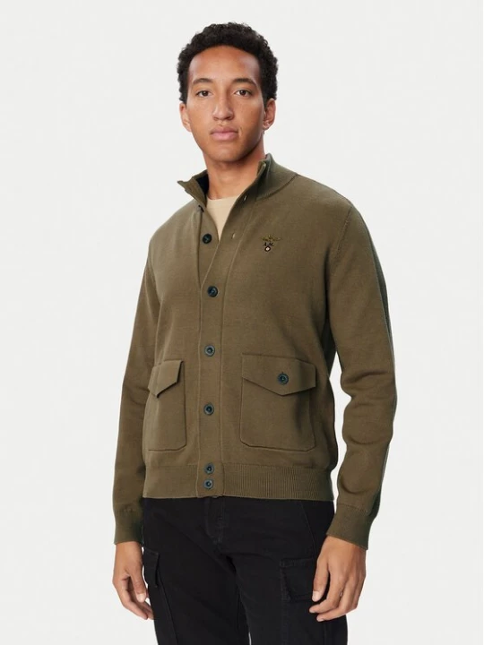 Obrázek produktu Aeronautica Militare Kardigan 262MA1663UL00950 Světle hnědá Regular Fit