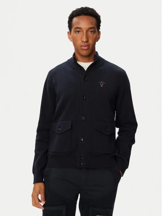 Obrázek produktu Aeronautica Militare Kardigan 262MA1663UL00950 Tmavomodrá Regular Fit