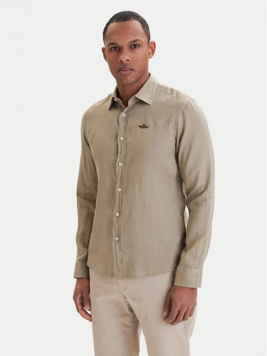 Obrázek produktu Aeronautica Militare Košile 261CA1321UCT03089 Béžová Regular Fit