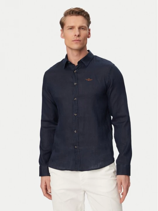 Obrázek produktu Aeronautica Militare Košile 261CA1321UCT03089 Tmavomodrá Regular Fit