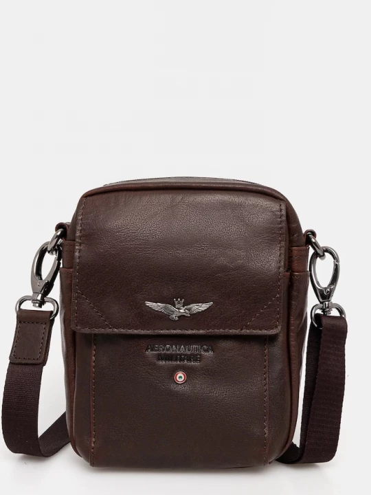 Obrázek produktu Aeronautica Militare Kožená taška Aeronautica Militare hnědá