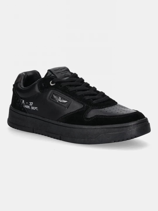 Obrázek produktu Aeronautica Militare Kožené tenisky SNEAKERS černá