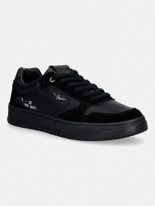 Obrázek produktu Aeronautica Militare Kožené tenisky Aeronautica Militare SNEAKERS černá