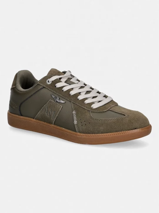 Obrázek produktu Aeronautica Militare Kožené tenisky Aeronautica Militare SNEAKERS zelená