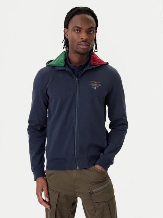 Obrázek produktu Aeronautica Militare Mikina 261FE2097UF00674 Tmavomodrá Regular Fit