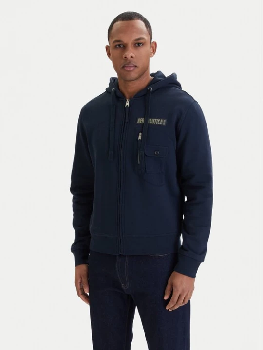 Obrázek produktu Aeronautica Militare Mikina 261FE2100UF00679 Tmavomodrá Regular Fit