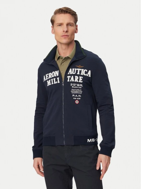 Obrázek produktu Aeronautica Militare Mikina 261FE2105UF00683 Tmavomodrá Regular Fit