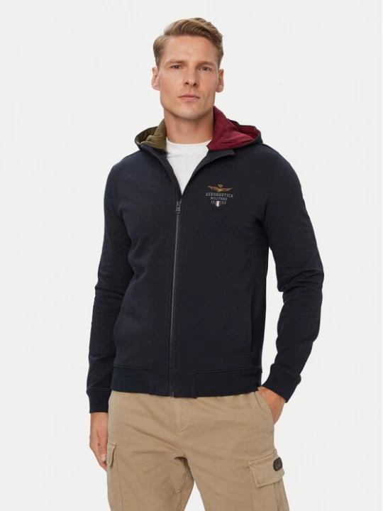 Obrázek produktu Aeronautica Militare Mikina 262FE2097UF00662 Tmavomodrá Regular Fit
