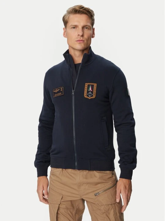 Obrázek produktu Aeronautica Militare Mikina 262FE2130UF00689 Tmavomodrá Regular Fit