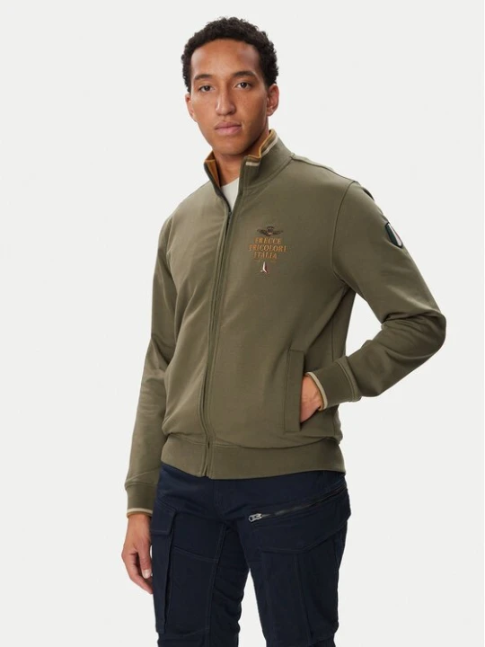 Obrázek produktu Aeronautica Militare Mikina 262FE2135UF00662 Khaki Regular Fit