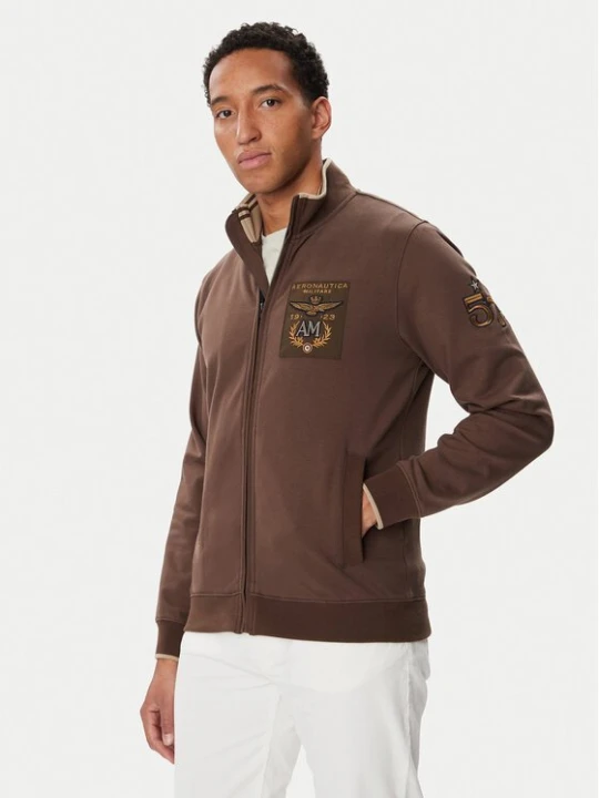 Obrázek produktu Aeronautica Militare Mikina 262FE2136UF00662 Hnědá Regular Fit