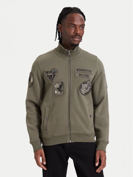 Obrázek produktu Aeronautica Militare Mikina 262FE2143UF00686 Khaki Regular Fit