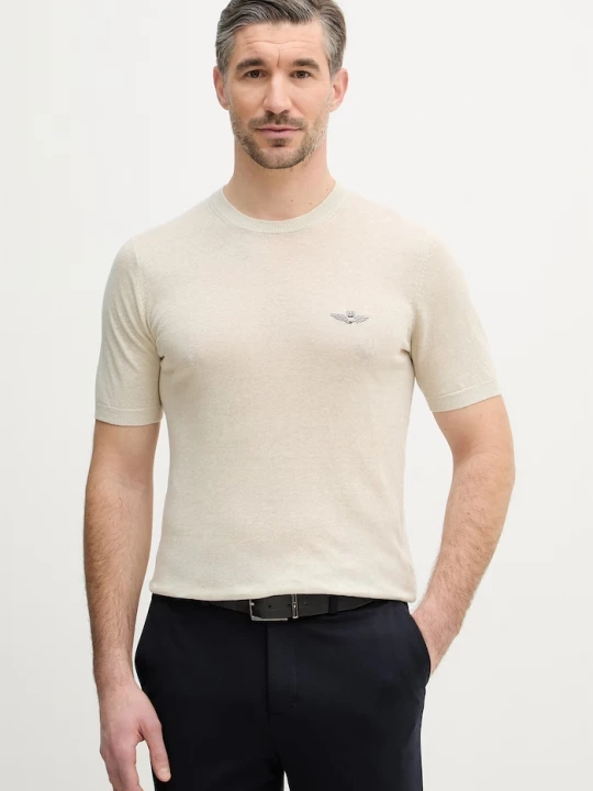 Obrázek produktu Aeronautica Militare Plátěné tričko Aeronautica Militare béžová