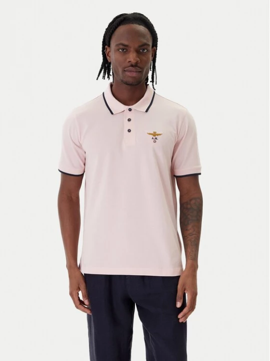 Obrázek produktu Aeronautica Militare Polokošile 261PO1308UP00082 Růžová Regular Fit