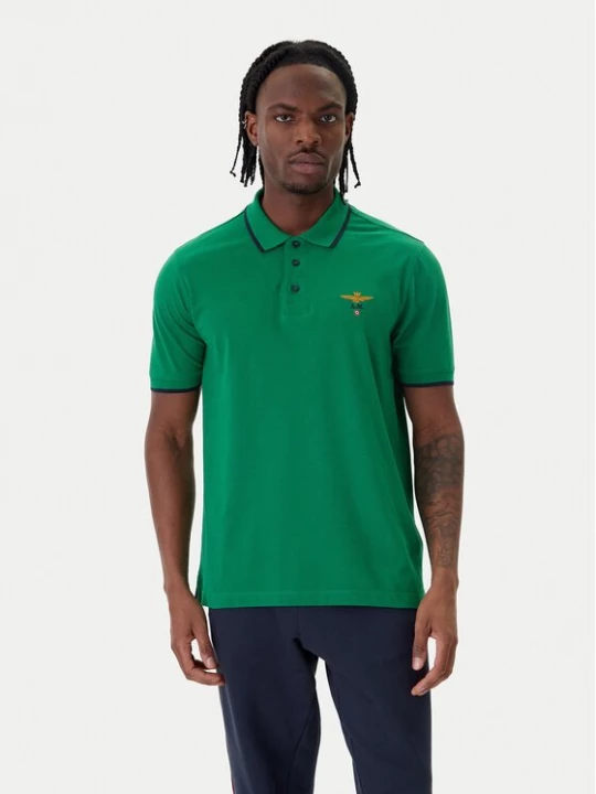 Obrázek produktu Aeronautica Militare Polokošile 261PO1308UP00082 Zelená Regular Fit