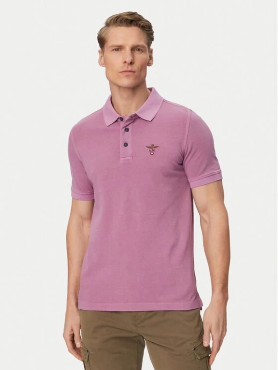 Obrázek produktu Aeronautica Militare Polokošile 261PO1925UP00406 Světle fialová Regular Fit