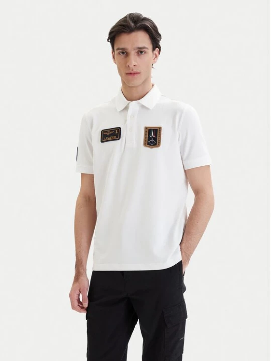 Obrázek produktu Aeronautica Militare Polokošile 261PO1927UP00191 Bílá Regular Fit