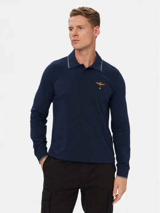 Obrázek produktu Aeronautica Militare Polokošile 262PO1653UP00082 Tmavomodrá Regular Fit