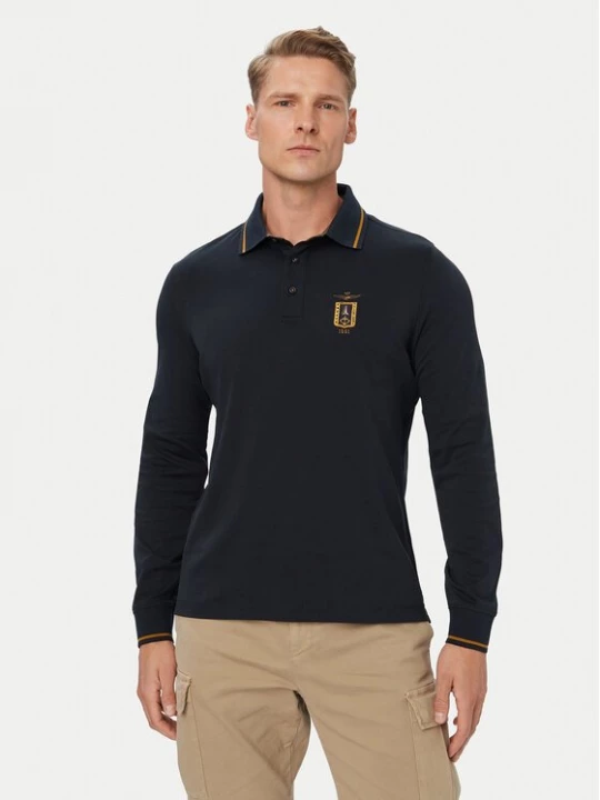Obrázek produktu Aeronautica Militare Polokošile 262PO1940UJ00663 Tmavomodrá Regular Fit