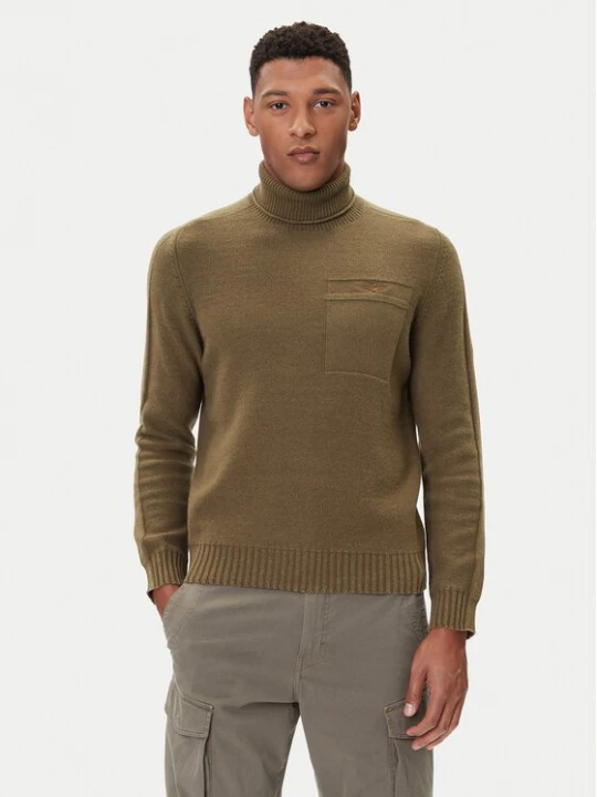 Obrázek produktu Aeronautica Militare Rolák 252MA1587UL00904 Zelená Regular Fit