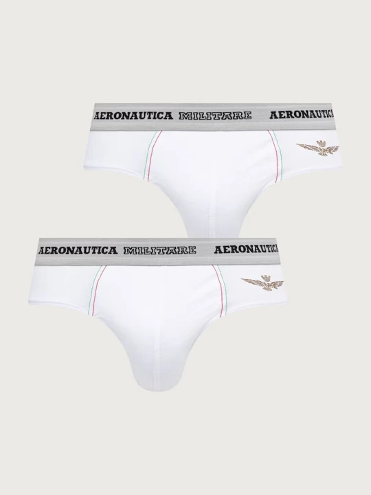 Obrázek produktu Aeronautica Militare slipy pánské bavlněné s elastanem 2-pack