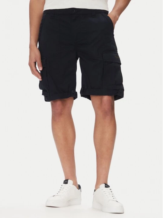 Obrázek produktu Aeronautica Militare Šortky z materiálu 251BE250CT3501 Tmavomodrá Regular Fit