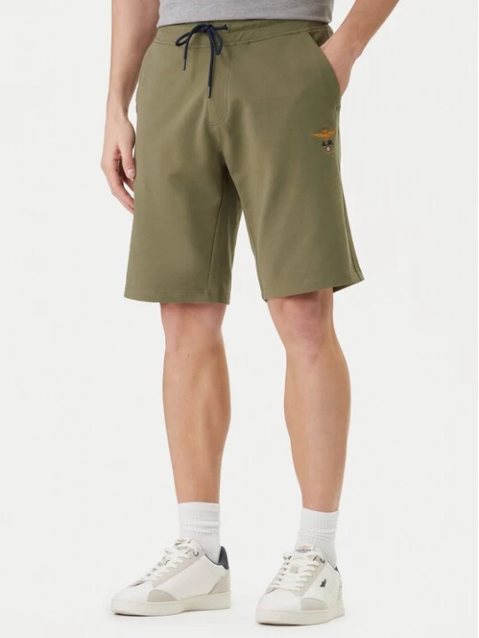 Obrázek produktu Aeronautica Militare Sportovní kraťasy 261BF0032UF00674 Zelená Regular Fit