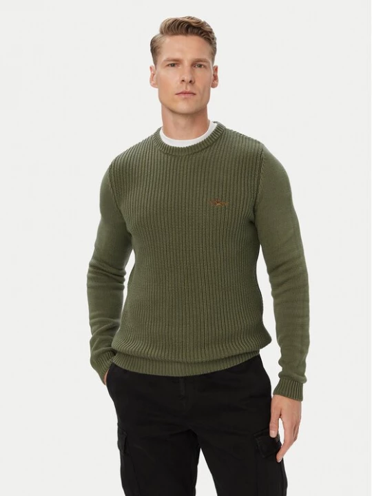 Obrázek produktu Aeronautica Militare Svetr 262MA1571UL00409 Khaki Regular Fit
