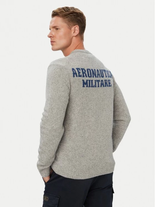 Obrázek produktu Aeronautica Militare Svetr 262MA1645UL00924 Šedá Regular Fit