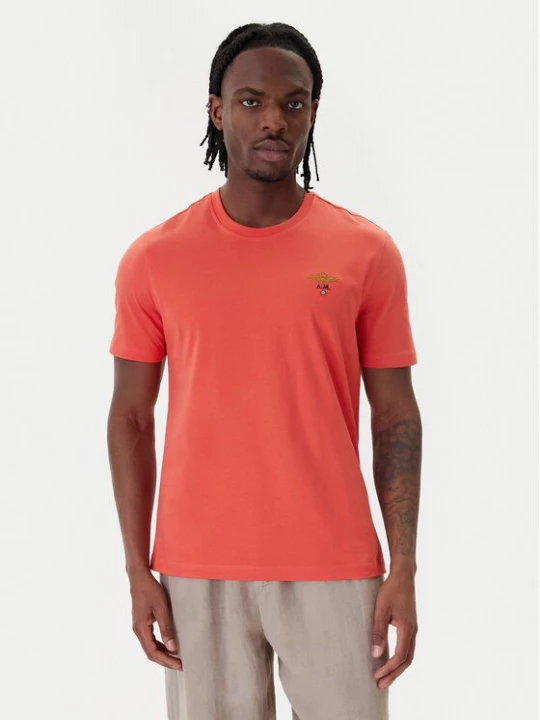 Obrázek produktu Aeronautica Militare T-Shirt 261TS1580UJ00372 Oranžová Regular Fit