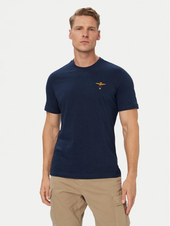 Obrázek produktu Aeronautica Militare T-Shirt 262TS1580UJ00372 Tmavomodrá Regular Fit
