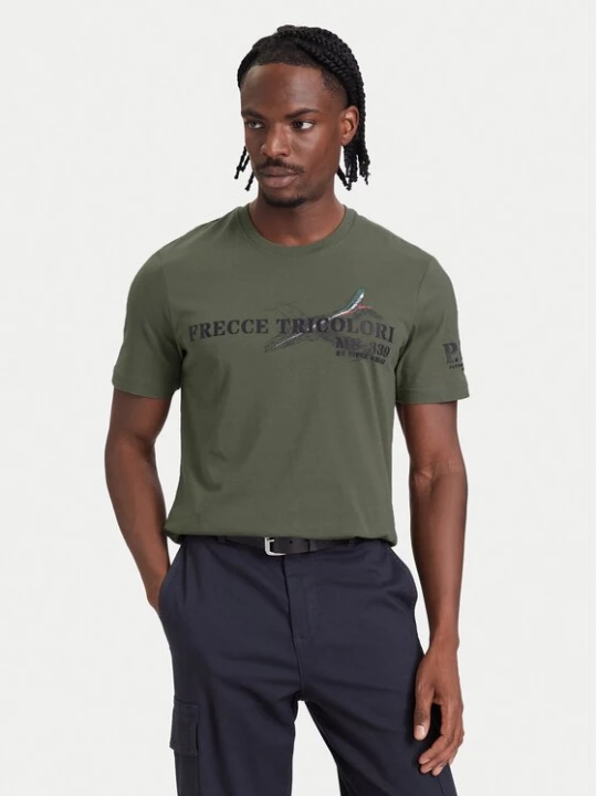 Obrázek produktu Aeronautica Militare T-Shirt 262TS2541UJ00750 Khaki Regular Fit