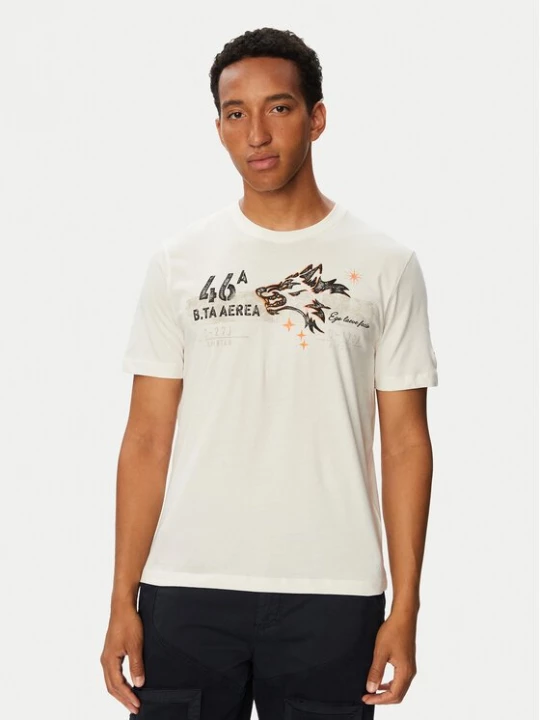 Obrázek produktu Aeronautica Militare T-Shirt 262TS2579UJ00750 Bílá Regular Fit