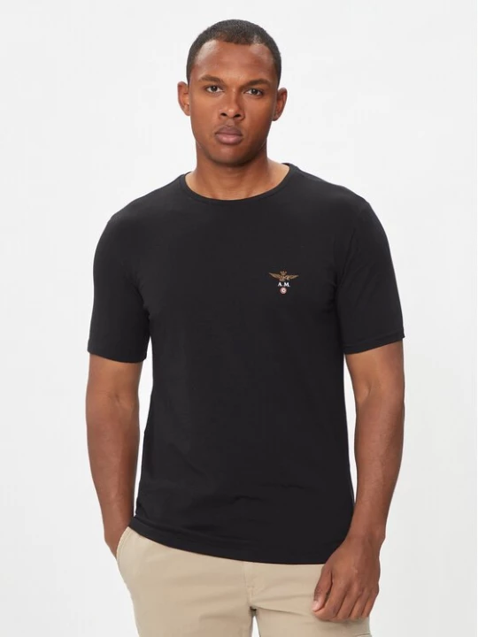 Obrázek produktu Aeronautica Militare T-Shirt AM1UTI001 Černá Regular Fit