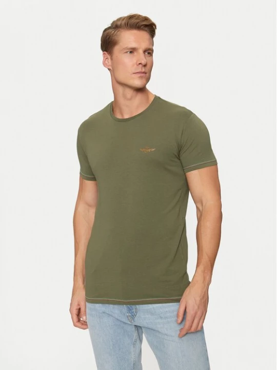 Obrázek produktu Aeronautica Militare T-Shirt AM1UTI003 Zelená Regular Fit