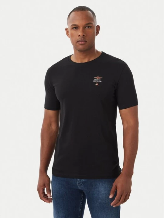 Obrázek produktu Aeronautica Militare T-Shirt Girocollo AM1UTI005 Černá Regular Fit