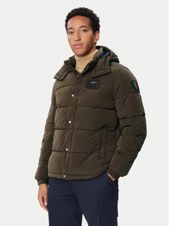 Obrázek produktu Aeronautica Militare Zimní bunda 262AB3072UCT04358 Hnědá Regular Fit
