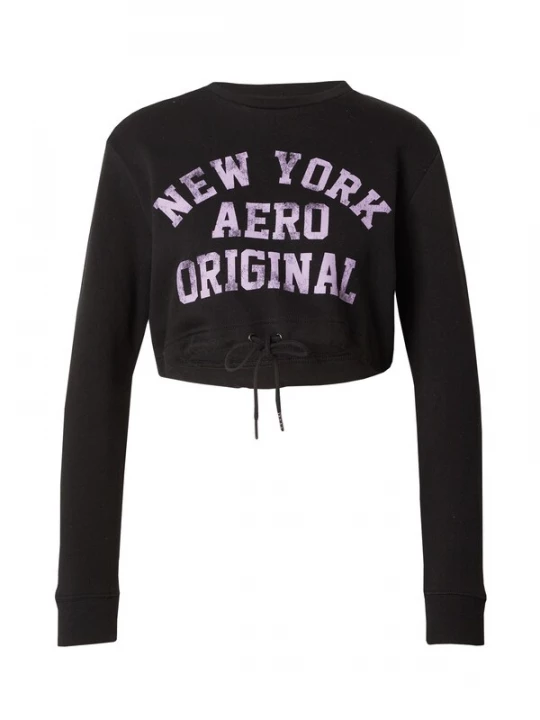 Obrázek produktu AÉROPOSTALE Mikina 'NEW YORK ORIGINAL'  fialová / černá
