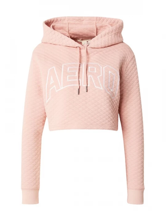 Obrázek produktu AÉROPOSTALE Mikina pudrová / bílá AEROPOSTALE