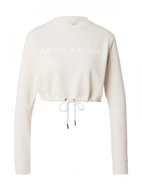 Obrázek produktu AÉROPOSTALE Mikina velbloudí / bílá AEROPOSTALE