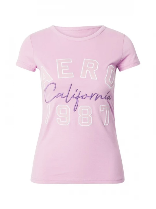 Obrázek produktu AÉROPOSTALE Tričko 'CALIFORNIA 1987' švestková / lenvandulová / bílá AEROPOSTALE