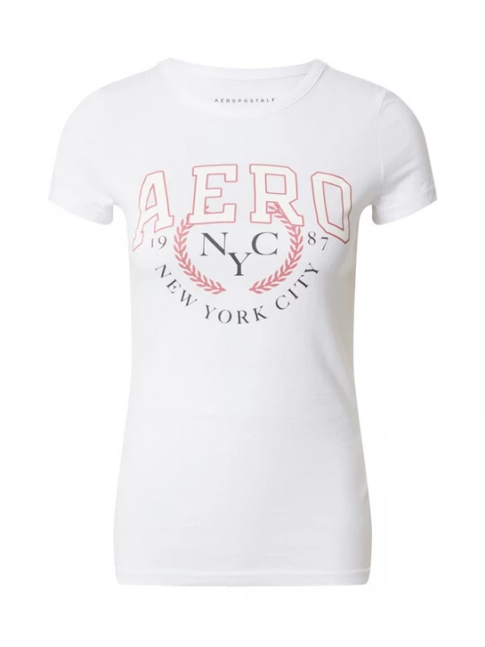 Obrázek produktu AÉROPOSTALE Tričko červená / černá / bílá AEROPOSTALE