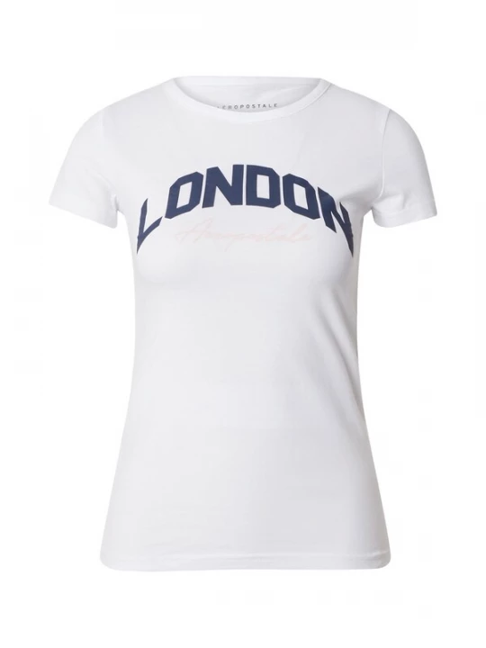 Obrázek produktu AÉROPOSTALE Tričko 'LONDON' tmavě modrá / bílá AEROPOSTALE