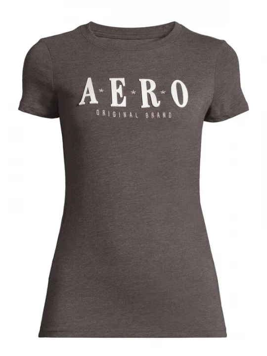 Obrázek produktu AÉROPOSTALE Tričko 'STARS' tmavě šedá / růžová / bílá AEROPOSTALE