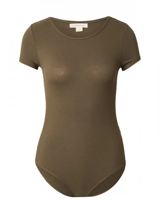 Obrázek produktu AÉROPOSTALE Tričkové body khaki AEROPOSTALE