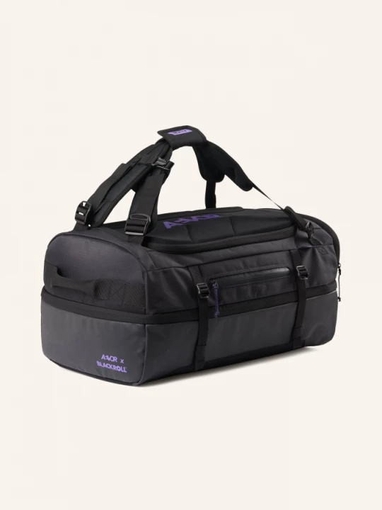 Obrázek produktu Aevor Sada: Sportovní Taška Blackroll A Fasciální Váleček Blackroll Twin černá / fialová