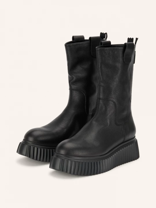 Obrázek produktu Agl Boots Na Platformě Milagros černá / stříbrná